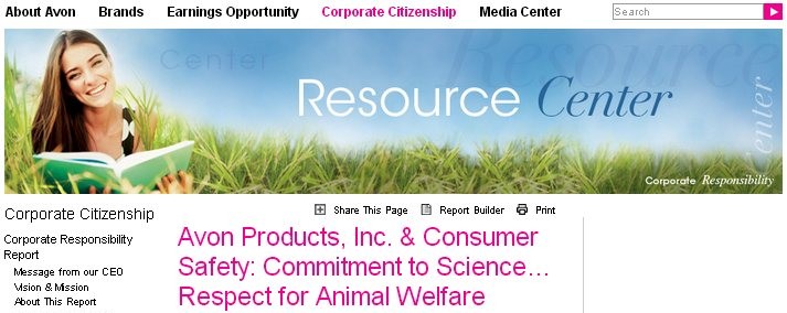 A V O N 's Policies and Procedures regarding Animal Welfare